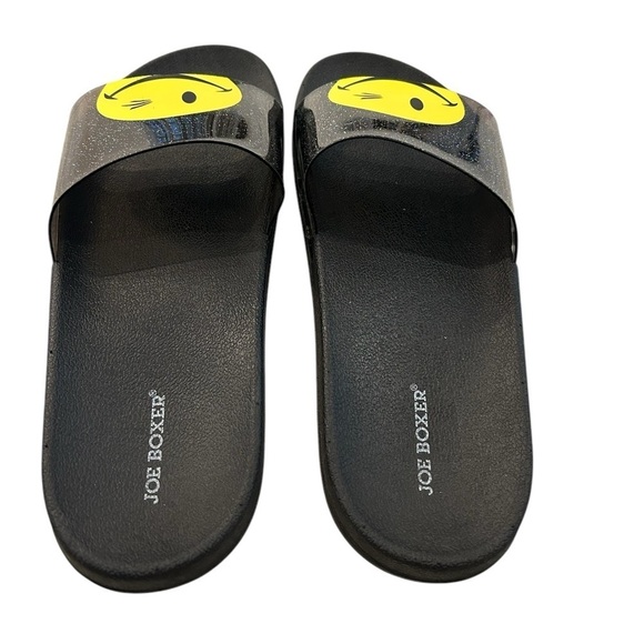 Joe Boxer Happy Face Slides / Sandals - Women's Size 11 - Picture 6 of 8